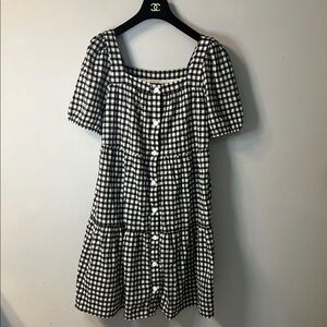 beachlunchlounge Black and White Dress